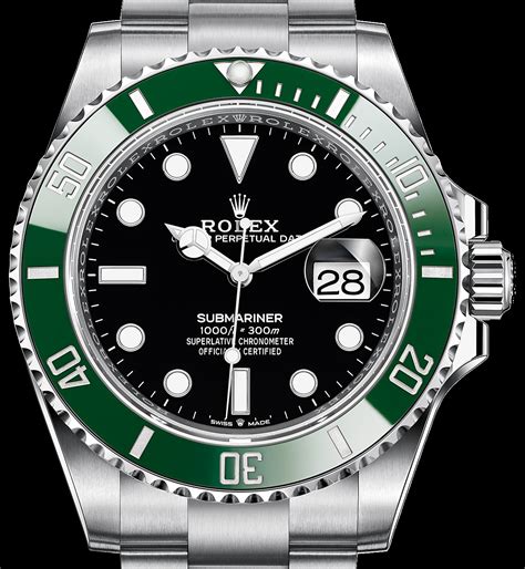 rolex green bezel black face|Green Rolex Submariner .